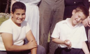 Little Anthony and Big Anthony, left to right