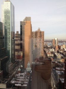 The view from my New York City hotel room - taken with my new iPhone