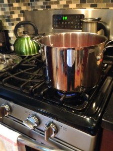 The Sunday staple - stove top sauce pot